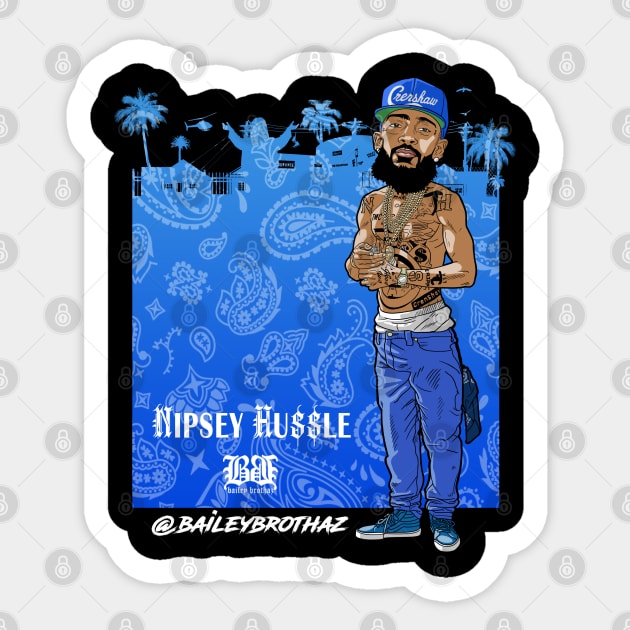 Hussle in tha house Sticker by BaileyBrothaz